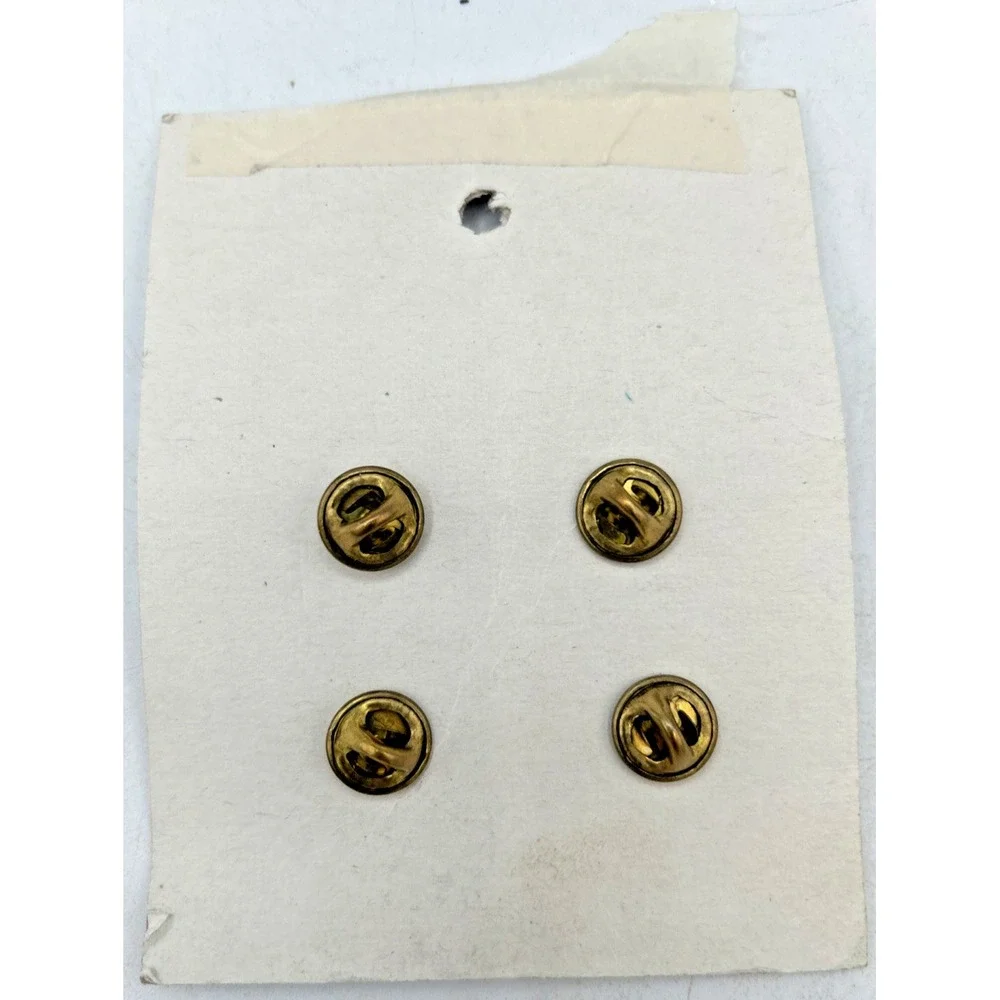 US Major Oak Leaf Collar Insignia Pair Tie Hat Tac Gold-Tone AAFES NOS